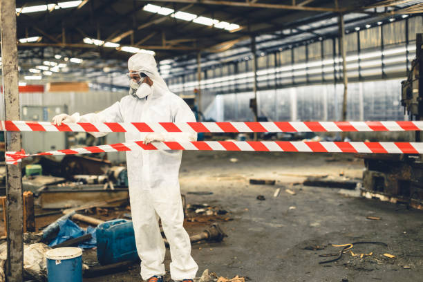 Professional Crime Scene Cleanup technician working in Dorr, MI